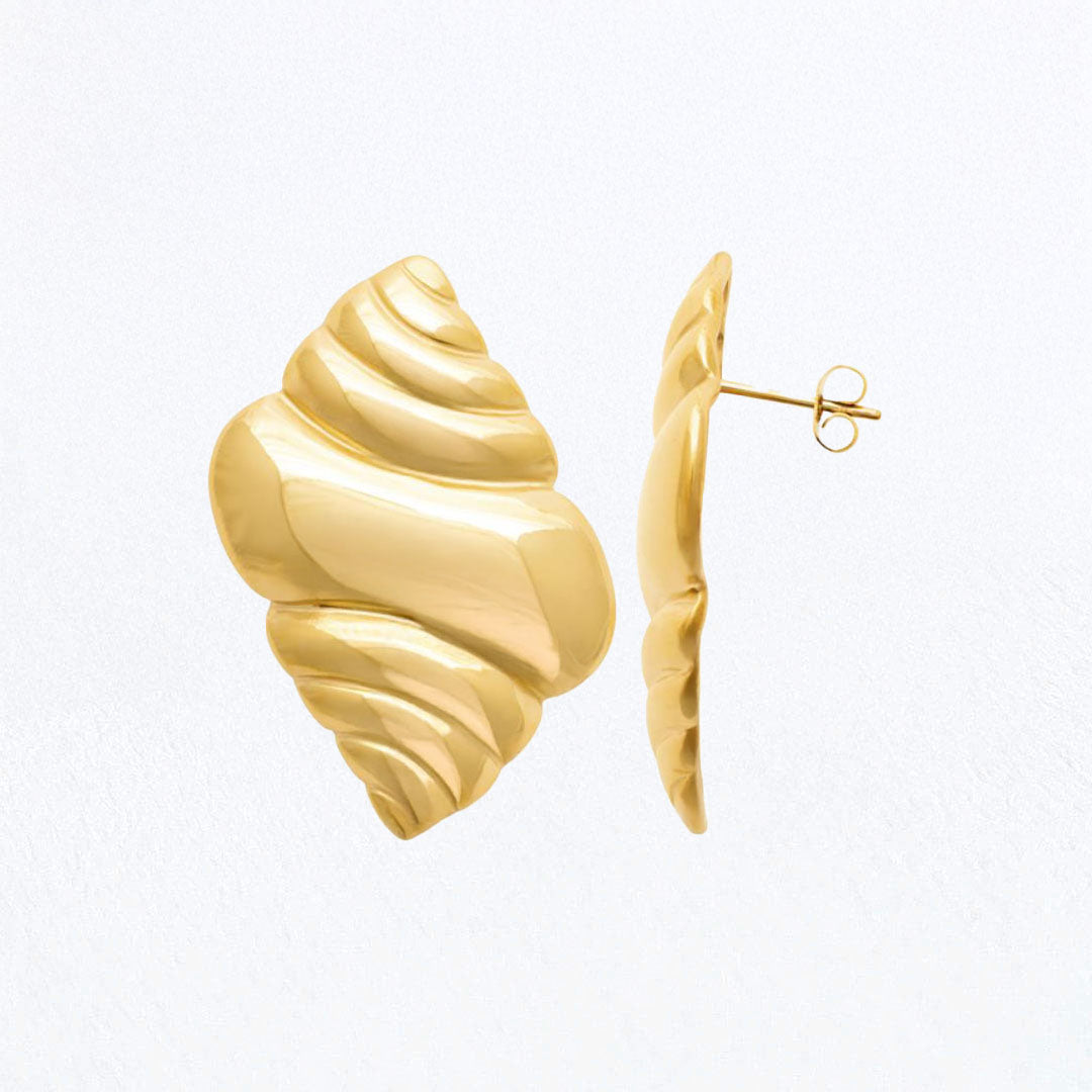 Boucles d'Oreilles Lysor - Acier inoxydable - Couleur or