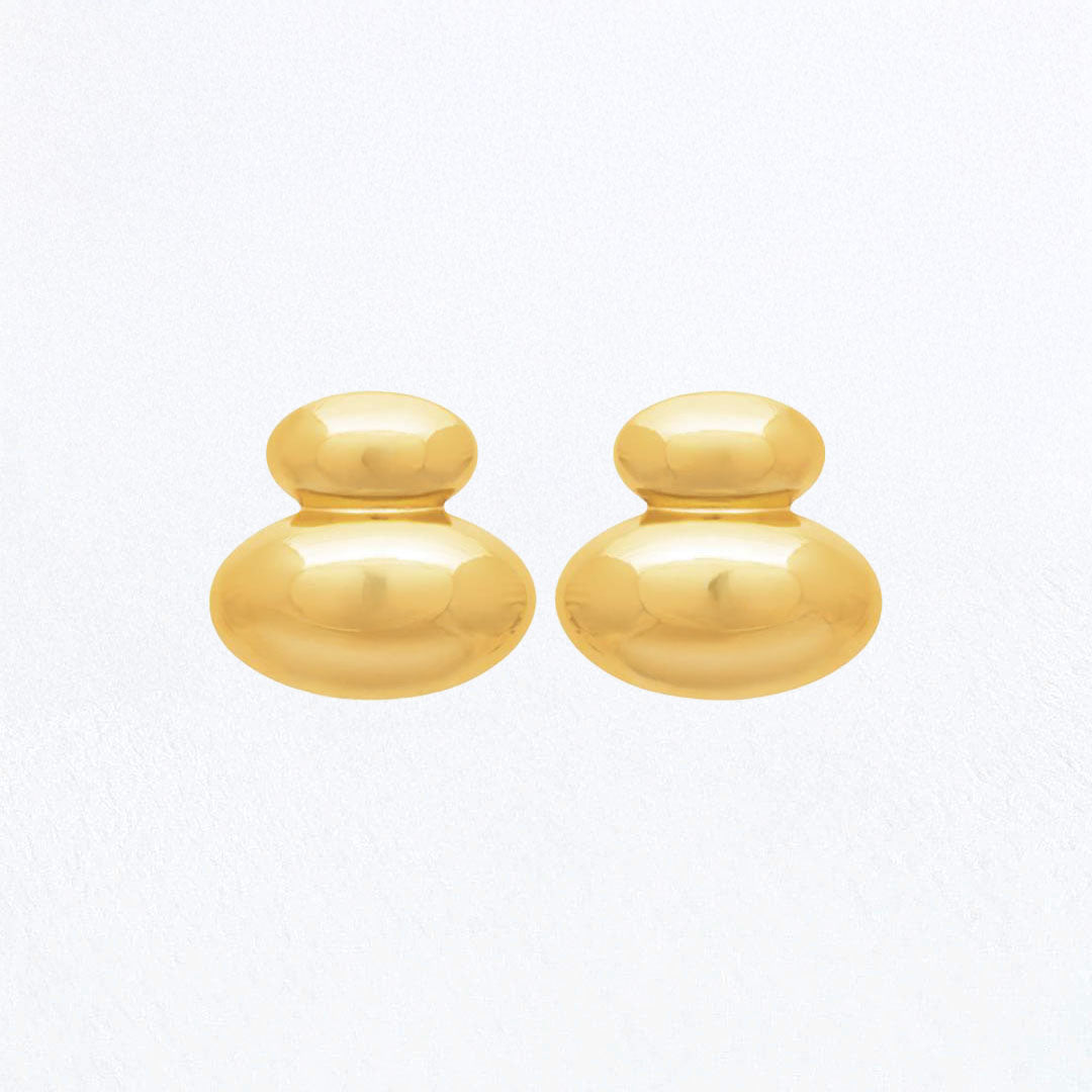 Boucles d'Oreilles Naya - Acier inoxydable - Couleur or