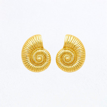 Boucles d'Oreilles Nerida - Acier inoxydable - Couleur or