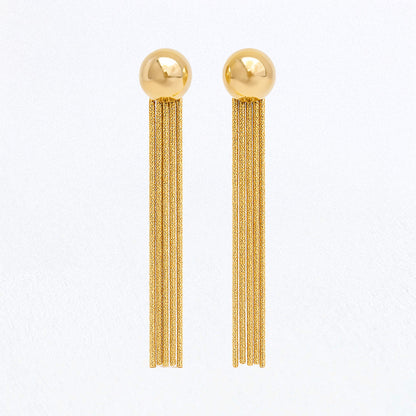 Boucles d'Oreilles Olivia - Acier inoxydable - Couleur or