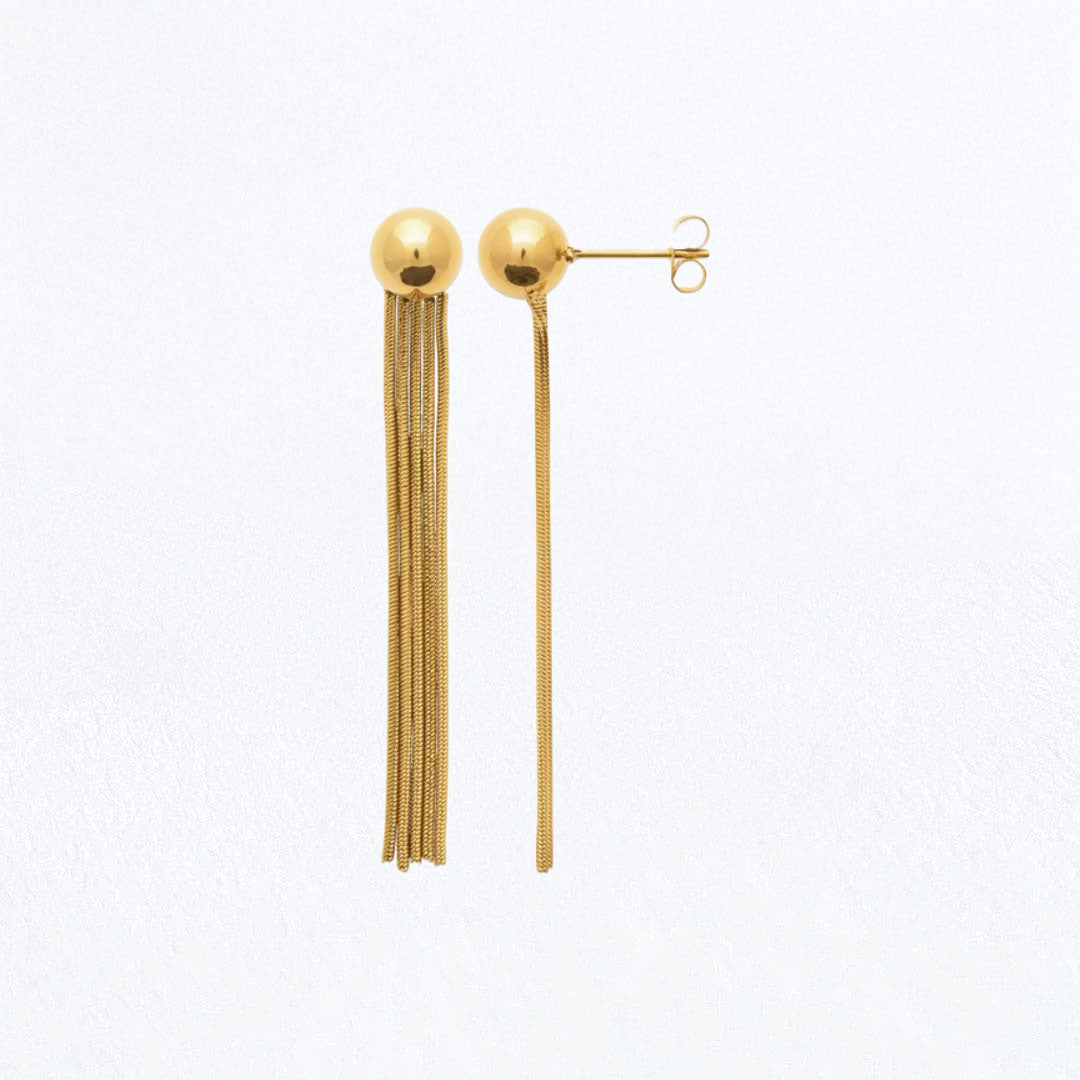 Boucles d'Oreilles Olivia - Acier inoxydable - Couleur or