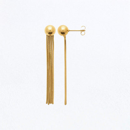 Boucles d'Oreilles Olivia - Acier inoxydable - Couleur or