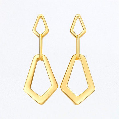 Boucles d'Oreilles Cali - Acier inoxydable - Couleur or