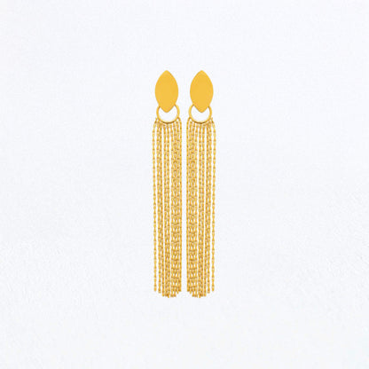 Boucles d'Oreilles Clarisse - Acier inoxydable - Couleur or