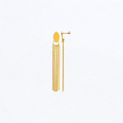 Boucles d'Oreilles Clarisse - Acier inoxydable - Couleur or