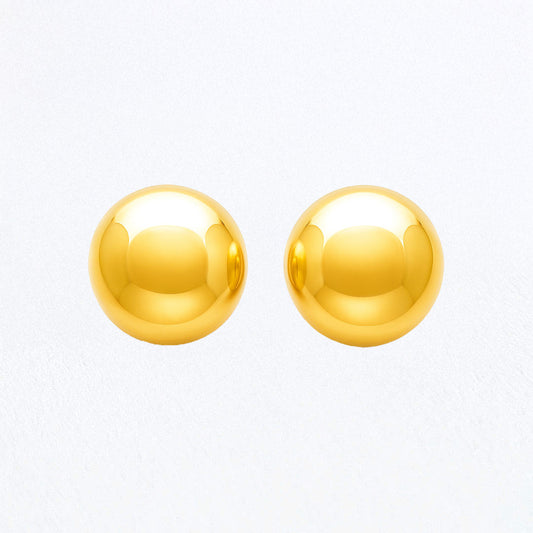 Boucles d'Oreilles Eleonore - Acier inoxydable - Couleur or