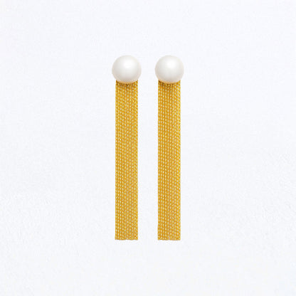 Boucles d'Oreilles Renée - Acier inoxydable - Couleur or