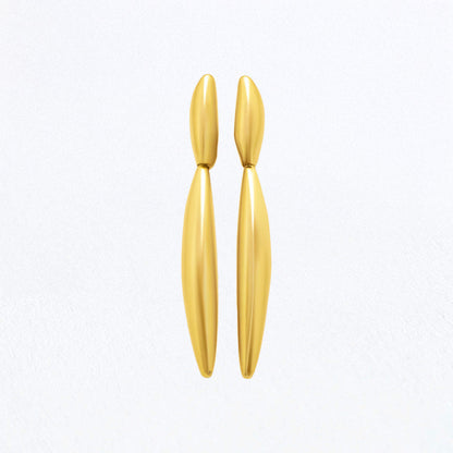 Boucles d'Oreilles Serena - Acier inoxydable - Couleur or