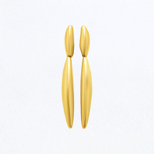 Boucles d'Oreilles Serena - Acier inoxydable - Couleur or