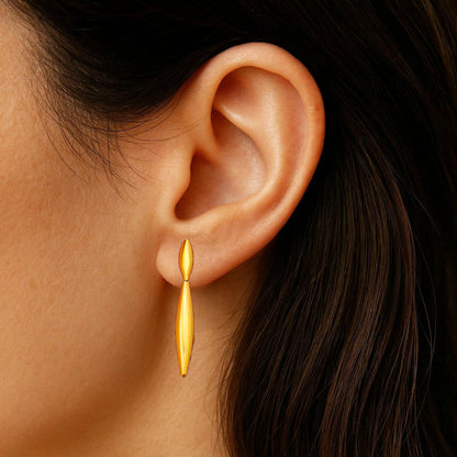 Boucles d'Oreilles Serena - Acier inoxydable - Couleur or