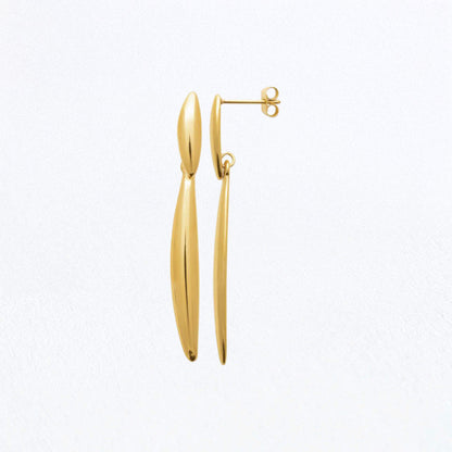 Boucles d'Oreilles Serena - Acier inoxydable - Couleur or