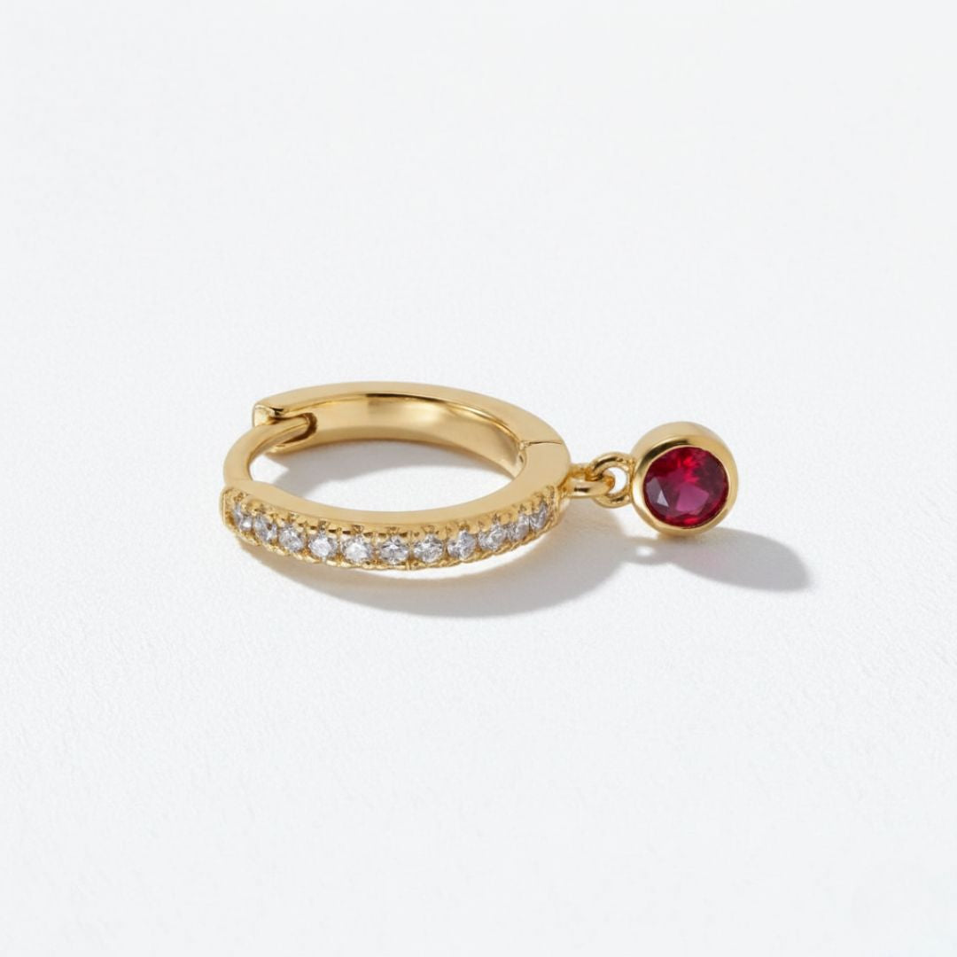 Boucle d'oreille individuelle plaqué or Hilona Bellaime 4