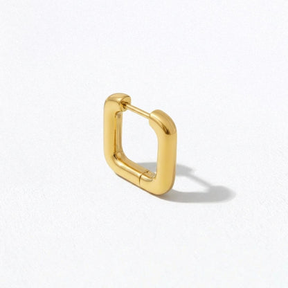 Boucle d'oreille individuelle créole plaqué or 18K 1,3 cm Moove Bellaime