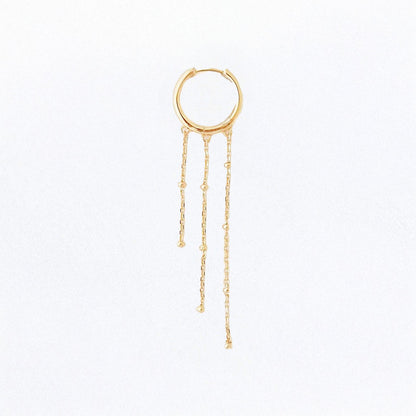 Earcuff plaqué or 18K boucle d'oreille individuelle 5,5 cm Salsa Bellaime 2