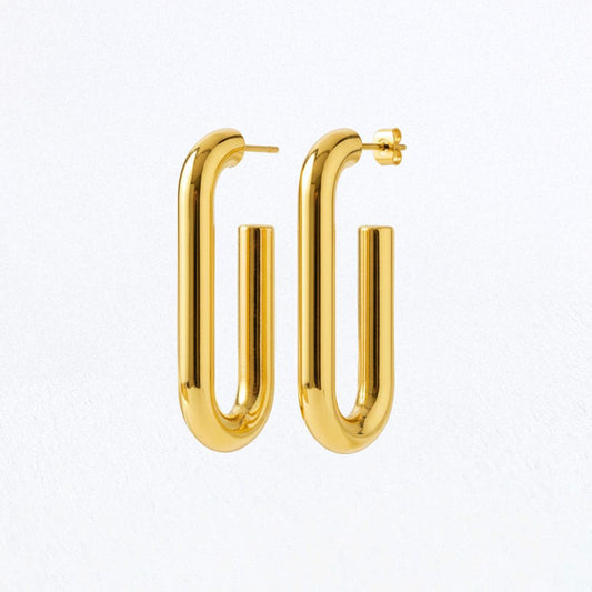 Boucles d'oreilles acier inoxydable Leonie