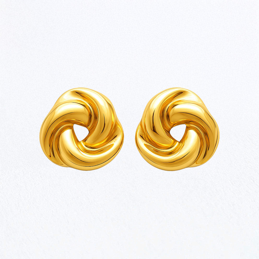 Boucles d'Oreilles Orthense - Acier inoxydable - Couleur or
