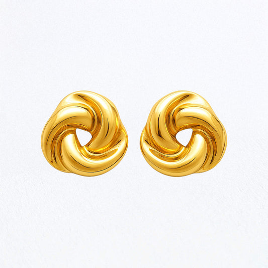 Boucles d'Oreilles Orthense - Acier inoxydable - Couleur or