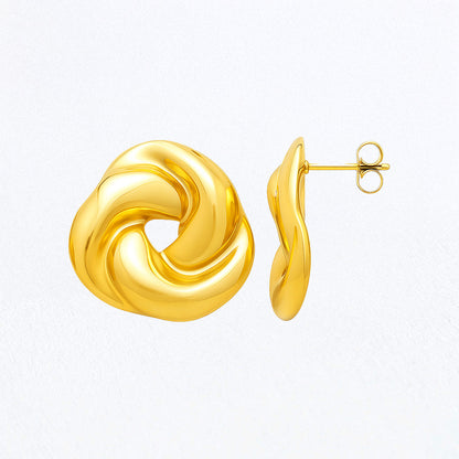 Boucles d'Oreilles Orthense - Acier inoxydable - Couleur or