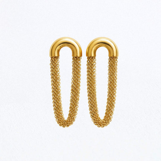 Boucles d'oreilles acier inoxydable Aline