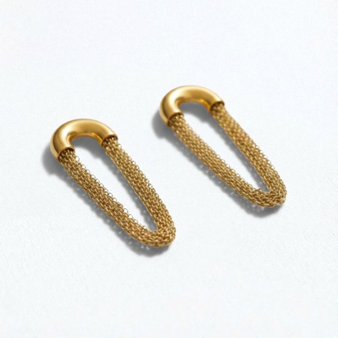 Boucles d'oreilles acier inoxydable Aline Bellaime 5