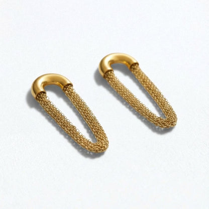 Boucles d'oreilles acier inoxydable Aline Bellaime 5