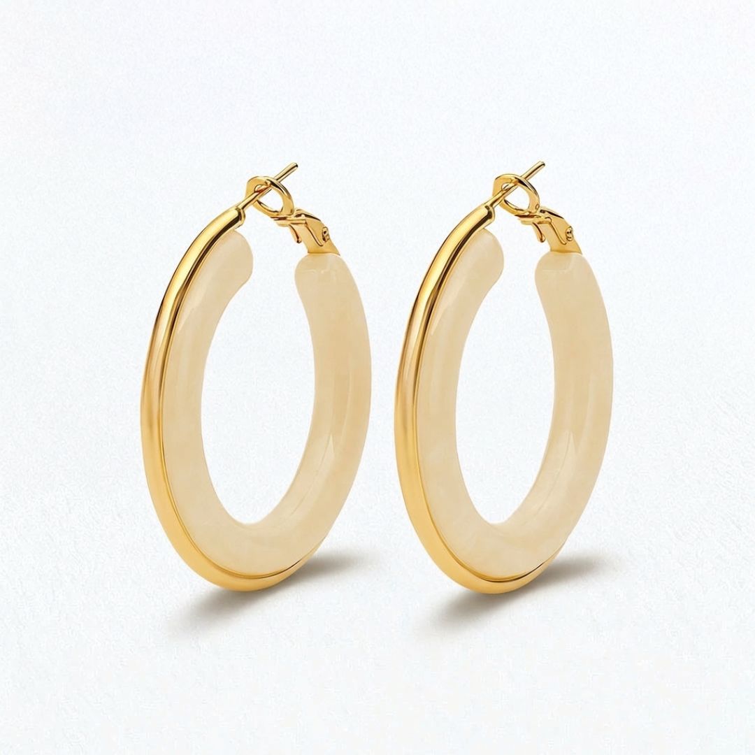 Boucles d'oreilles créoles acier inoxydable Anais Bellaime