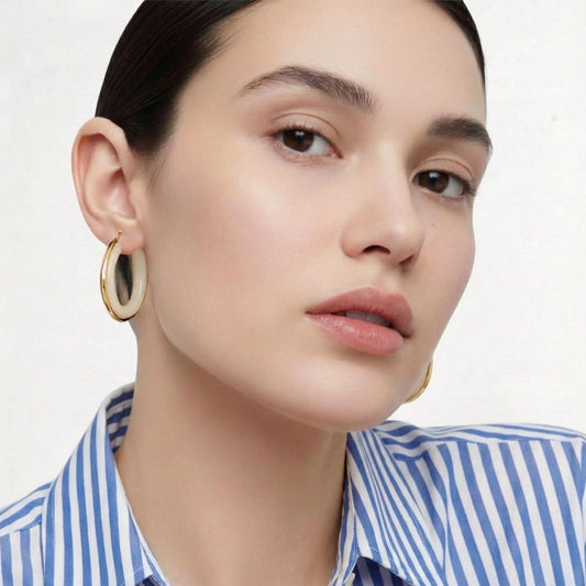 Boucles d'oreilles acier inoxydable Anais 3