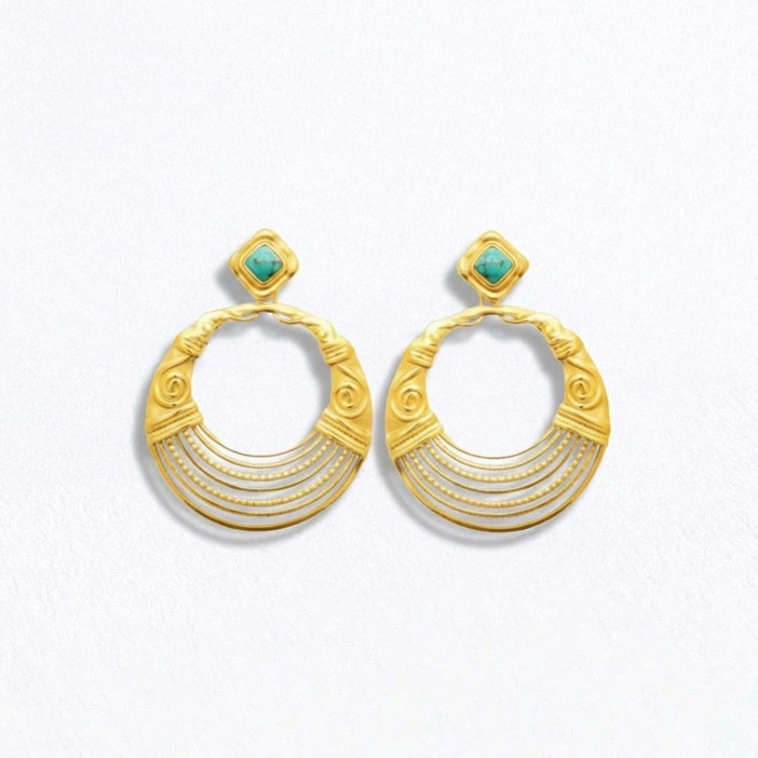 Boucles d'oreilles acier inoxydable Anouk Bellaime