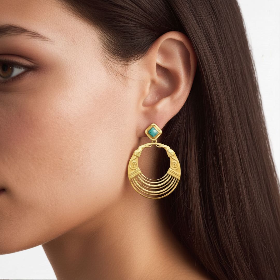 Boucles d'oreilles acier inoxydable Anouk Bellaime 3