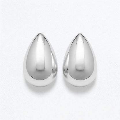 Boucles d'oreilles acier inoxydable argent Chiara Bellaime