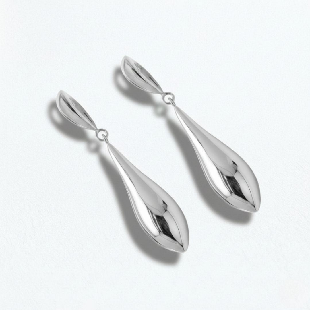 Boucles d'oreilles acier inoxydable argent Galia Bellaime 4