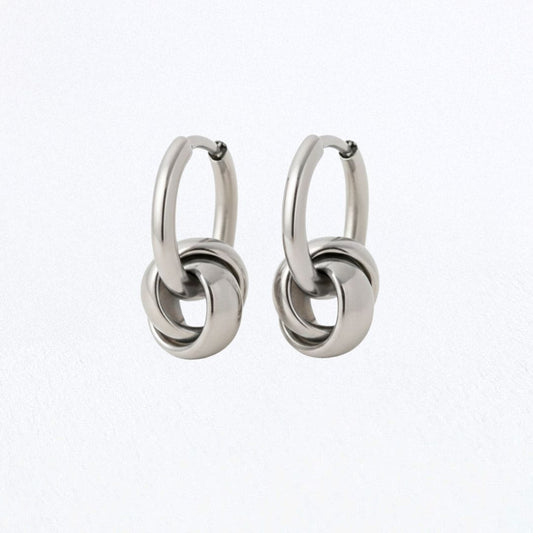 Boucles d'oreilles acier inoxydable or Lucy