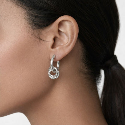 Boucles d'oreilles acier inoxydable or Lucy Bellaime 3