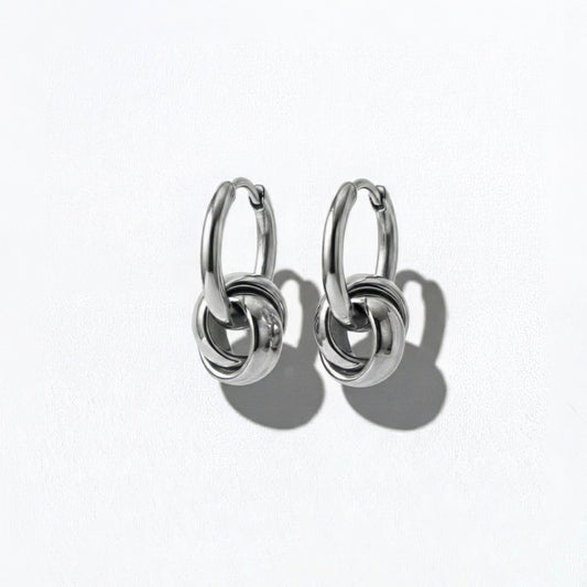Boucles d'oreilles acier inoxydable or Lucy Bellaime
