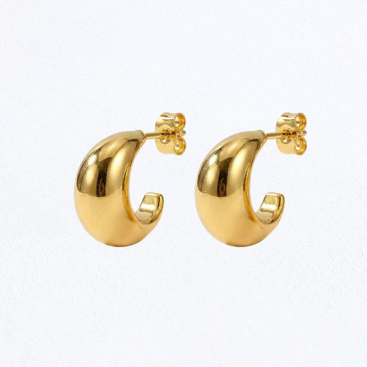 Boucles d'oreilles acier inoxydable Armelle