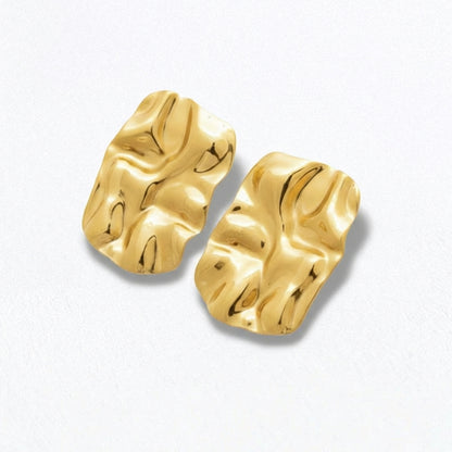 Boucles d'oreilles acier inxoydable or Clothilde Bellaime 4