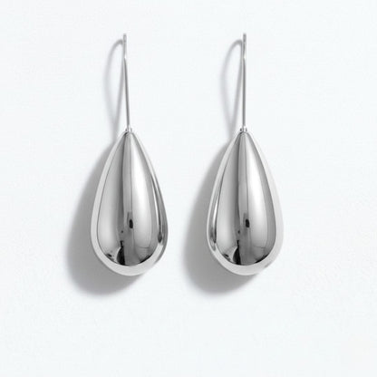 Boucles d'oreilles acier inoxydable argent Diane Bellaime