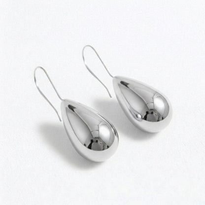 Boucles d'oreilles acier inoxydable argent Diane Bellaime 4