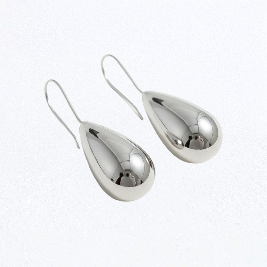 Boucles d'oreilles acier inoxydable argent Diane 4
