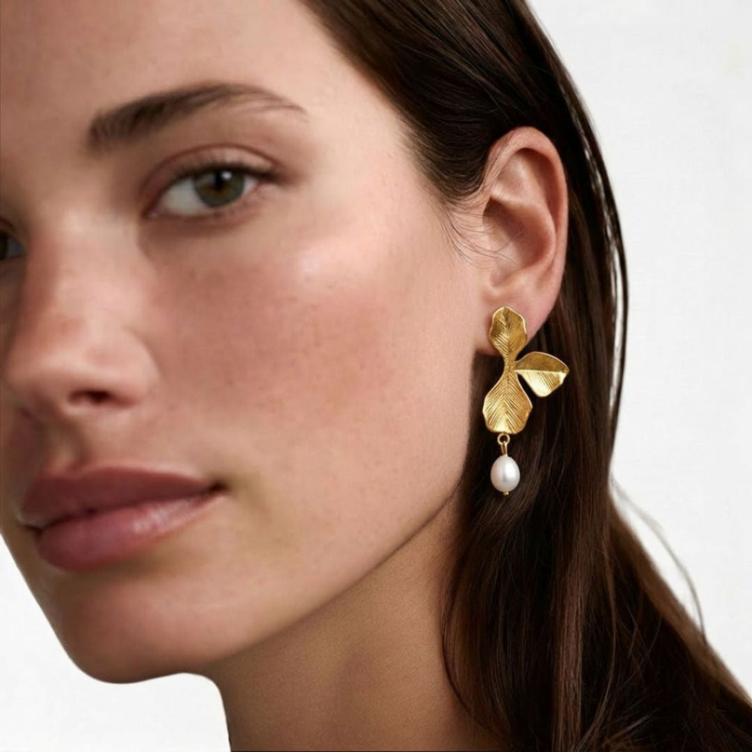 Boucles d'oreilles acier inoxydable Elise Bellaime 2