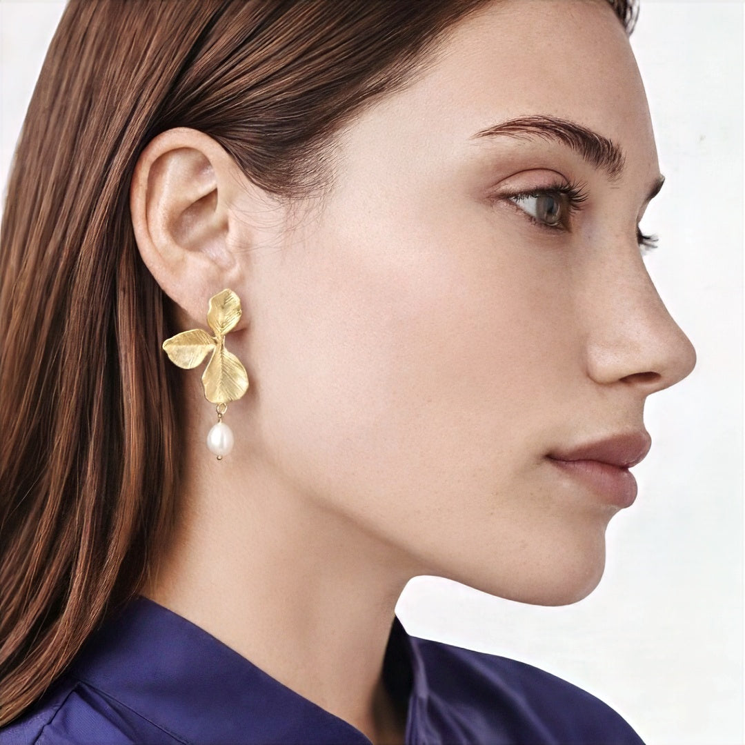Boucles d'oreilles acier inoxydable Elise Bellaime 2