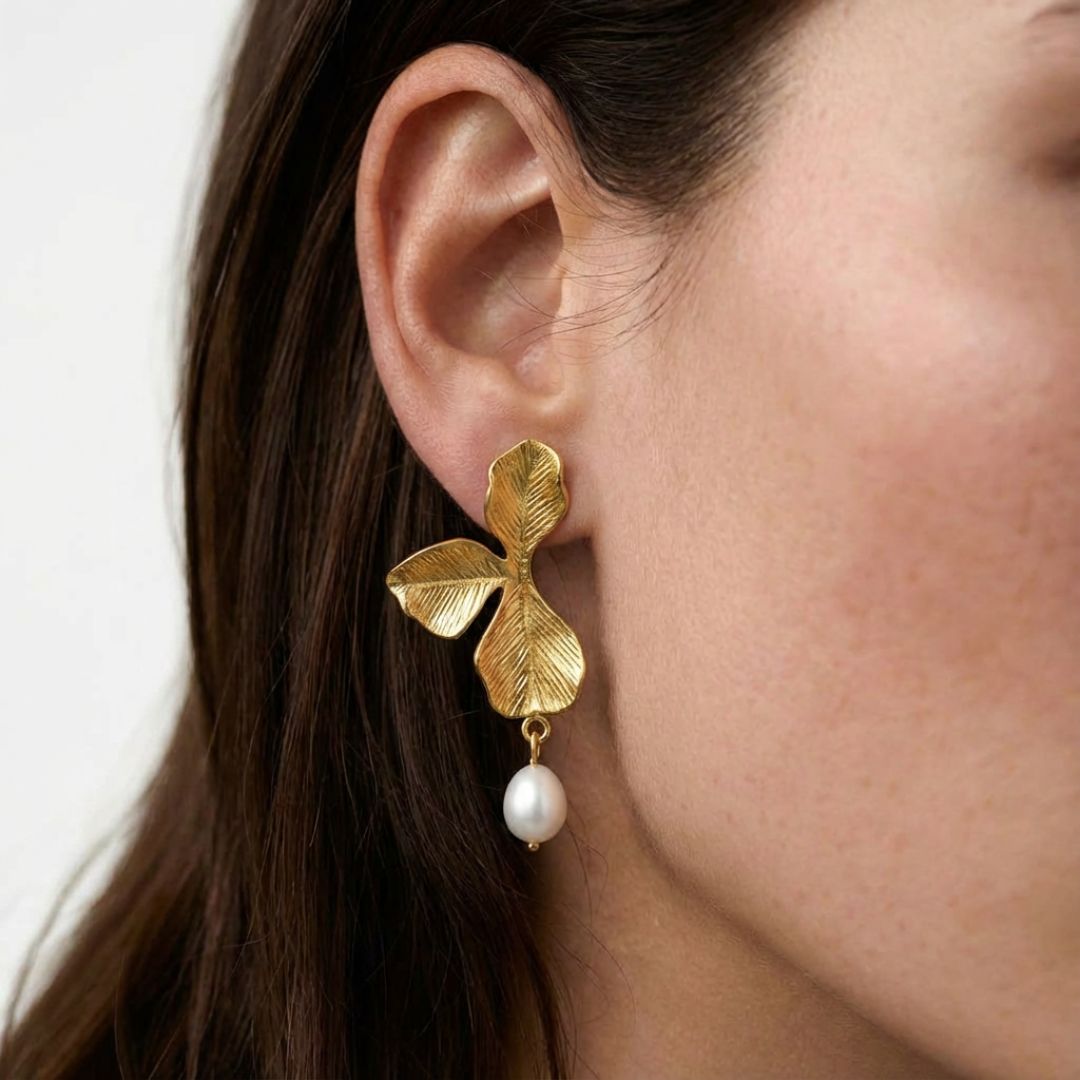 Boucles d'oreilles acier inoxydable Elise Bellaime 3