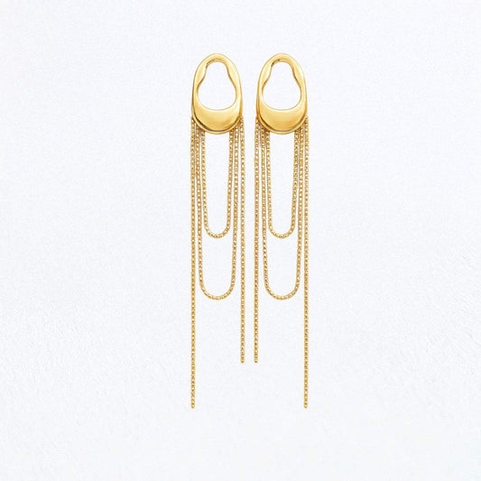 Boucles d'oreilles acier inoxydable Enora
