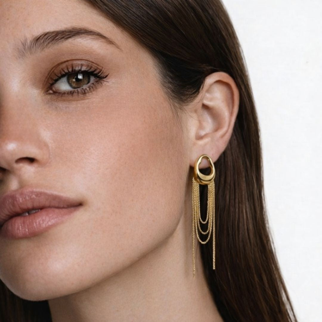 Boucles d'oreilles acier inoxydable Enora Bellaime 2