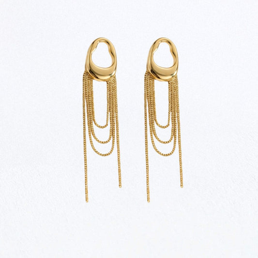 Boucles d'oreilles acier inoxydable Enora