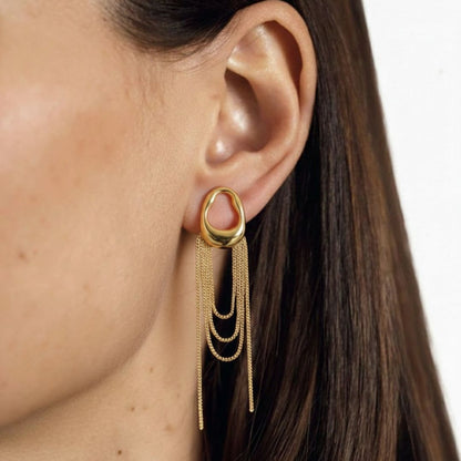 Boucles d'oreilles acier inoxydable Enora Bellaime 3