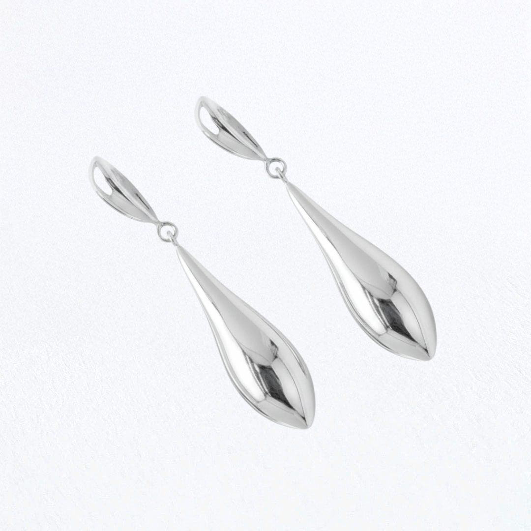 Boucles d'oreilles acier inoxydable argent Galia 4