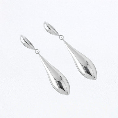 Boucles d'oreilles acier inoxydable argent Galia 4
