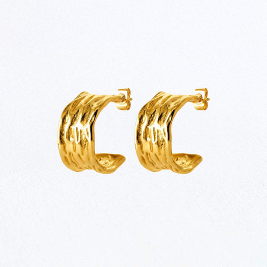 Boucles d'oreilles acier inoxydable Georgia