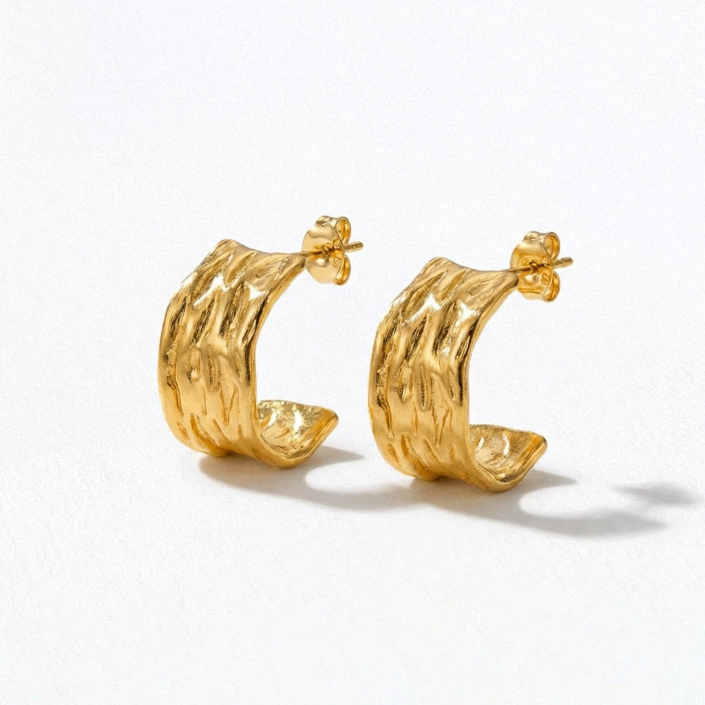 Boucles d'oreilles acier inoxydable Georgia Bellaime